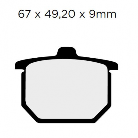 Front brake pads 2P221NS