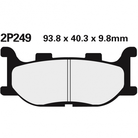 Brake pads 2P249NS