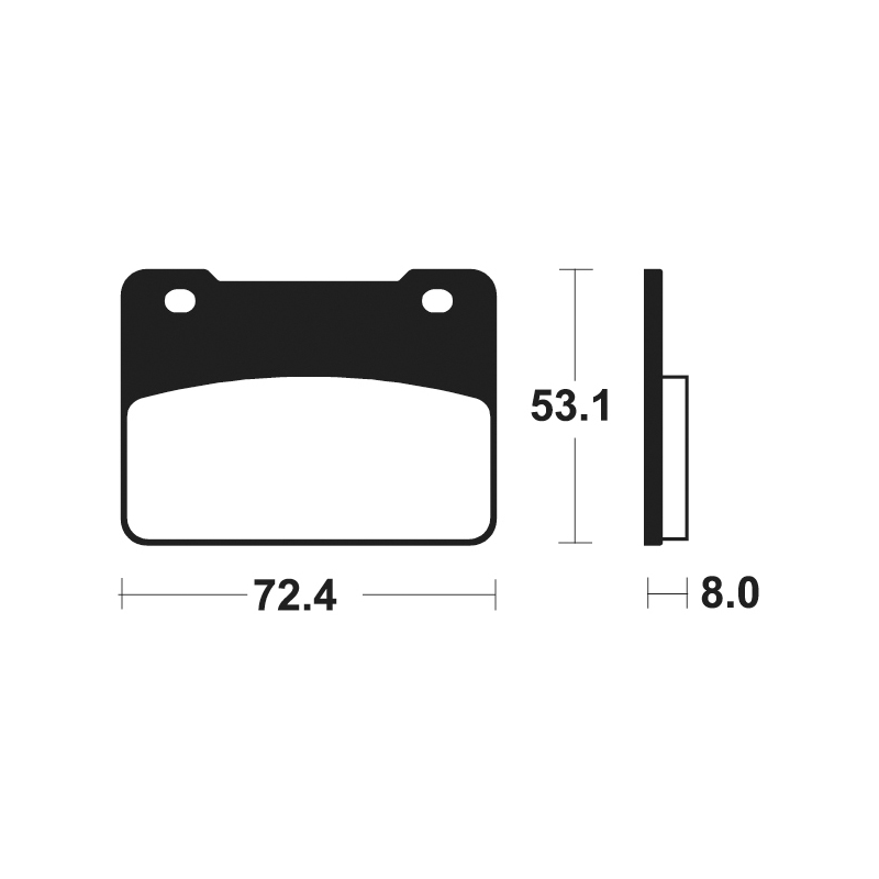 Organic brake pads Standard MA393