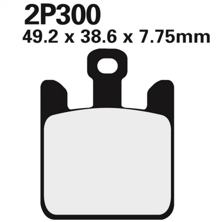 Front brake pads 2P300ST