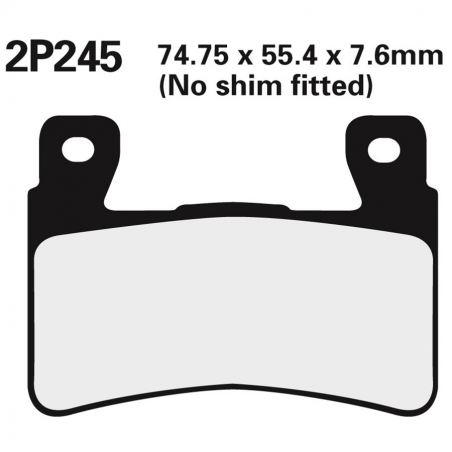 Front brake pads 2P245NS