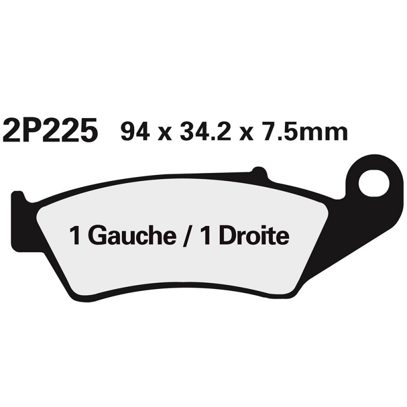 Front brake pads 2P225ST