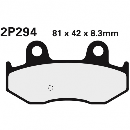 Rear brake pads 2P294ST
