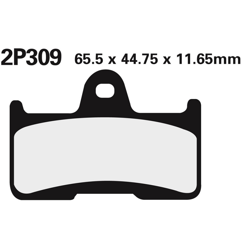 Rear brake pads 2P309GS