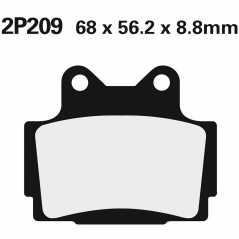 Rear brake pads 2P209GS
