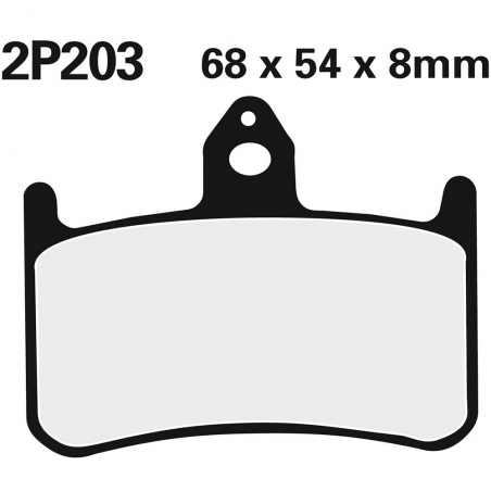 Front brake pads 2P203NS