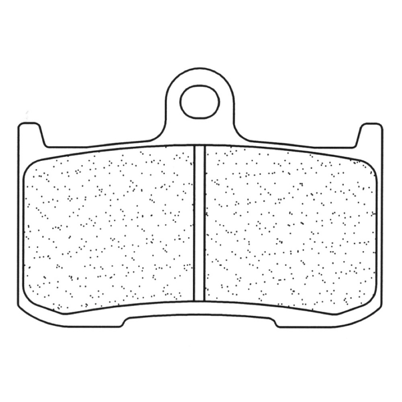 Front brake pads cl sintered NISSIN 4 Piston Radial Caliper - Roa