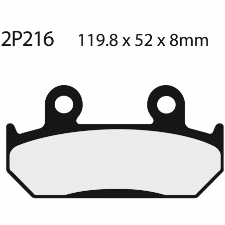 Front brake pads 2P216NS