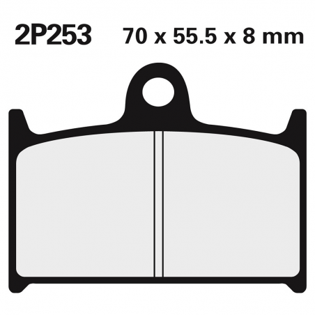 2P253NS brake pads