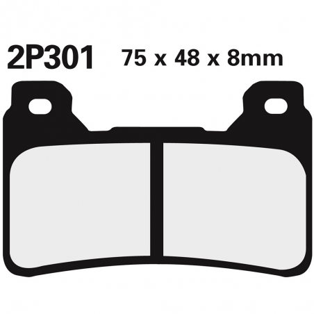 NISSIN Pastillas freno delanteras 2P301ST