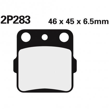 Rear brake pads 2P283ST
