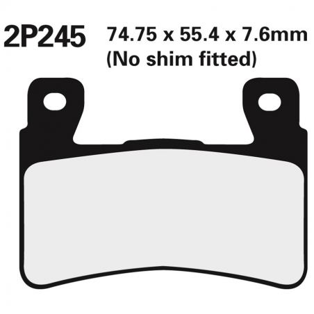 Front brake pads 2P245ST