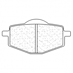 PAD, BRAKE, REAR