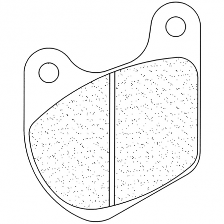 Front brake pads cl sintered HFA1705