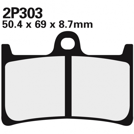 Front brake pads 2P303ST