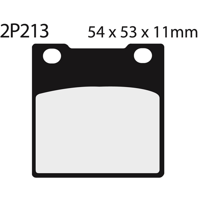 Rear brake pads 2P213ST
