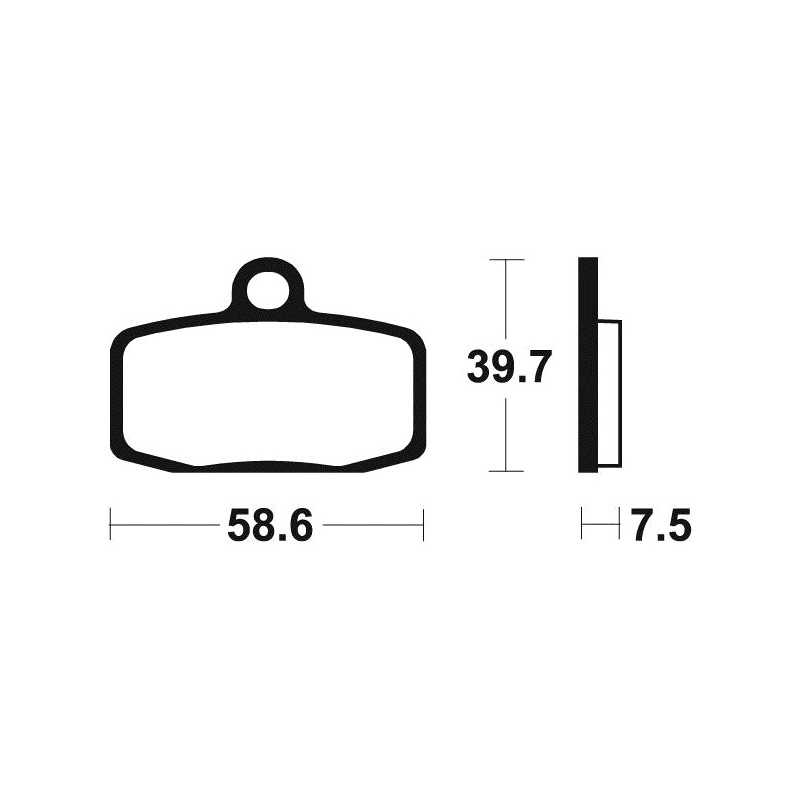 Sintered brake pads MOR385