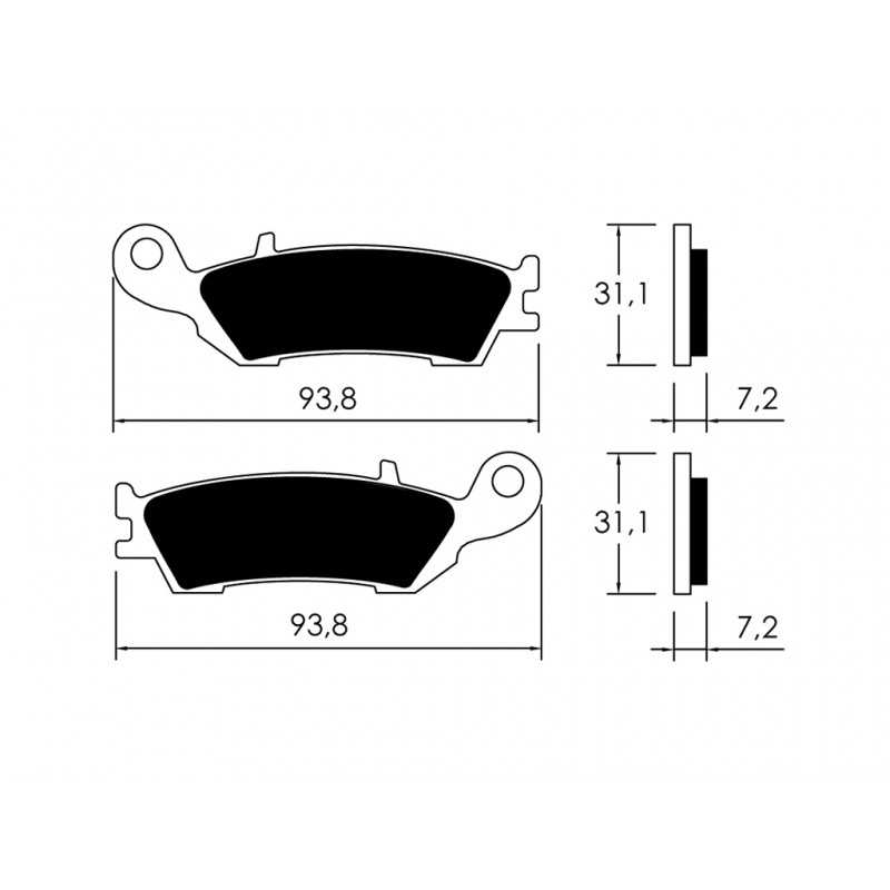 PAD, BRAKE, FRONT