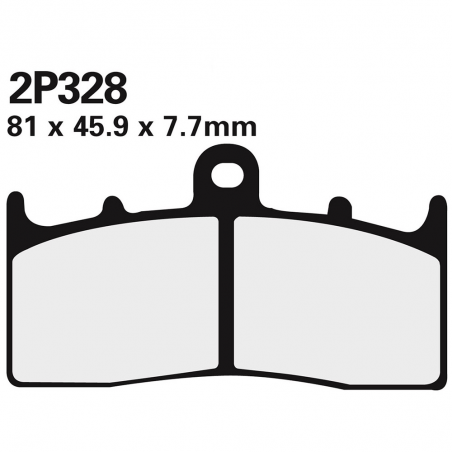 Front brake pads 2P328ST