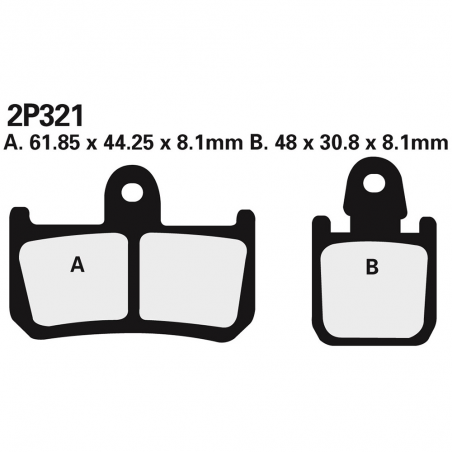 2P321ST brake pads