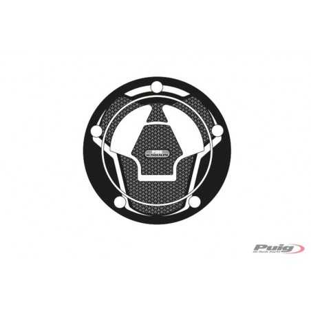 Protective adhesive gasoline cap