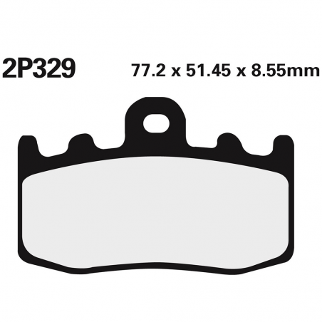 Front brake pads 2P329ST
