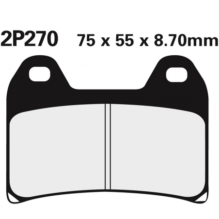 Front brake pads 2P270ST