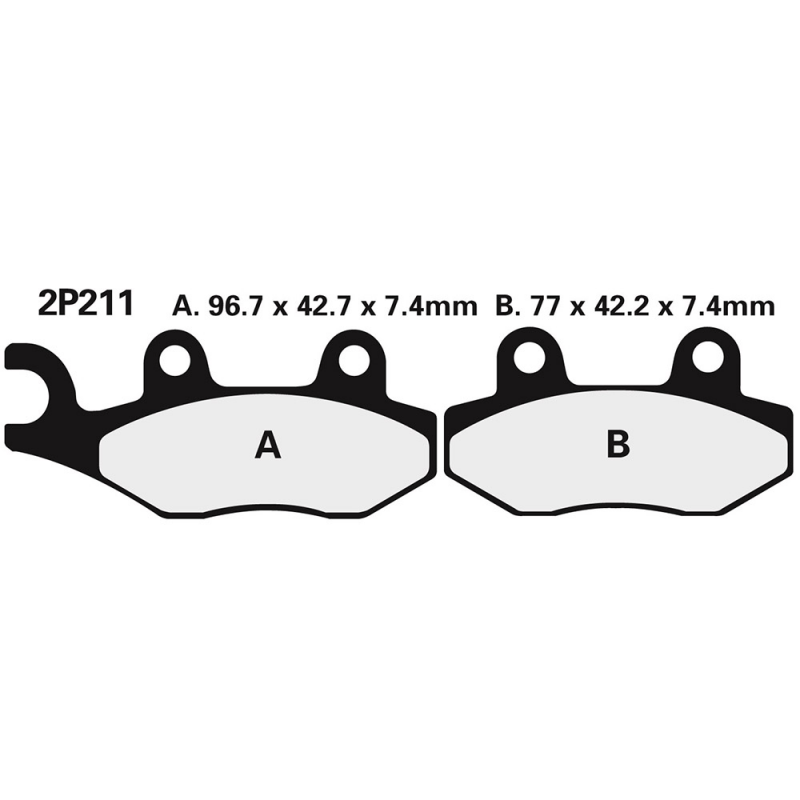 2P211GS brake pads