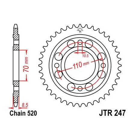 Ring, transmission, rear  HFA1905