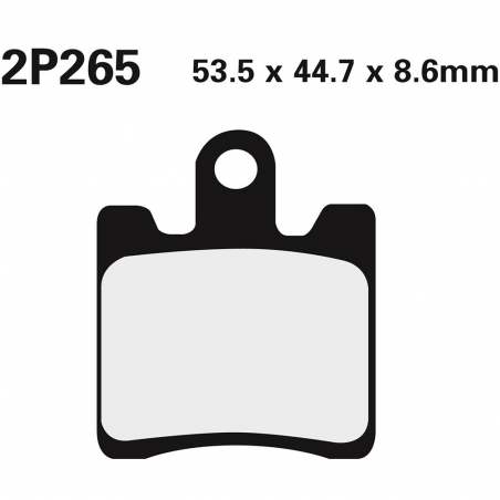 Rear brake pads 2P265NS