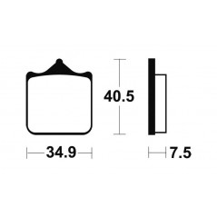 MCR262 Carbon Sintered Brake Pads