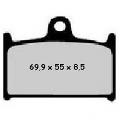 Front brake pads 2P208NS