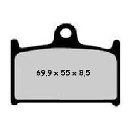 Front brake pads 2P208NS