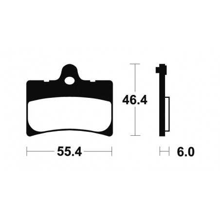 Organic Scooter Brake Pads ME172