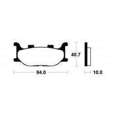Organic Scooter Brake Pads ME191
