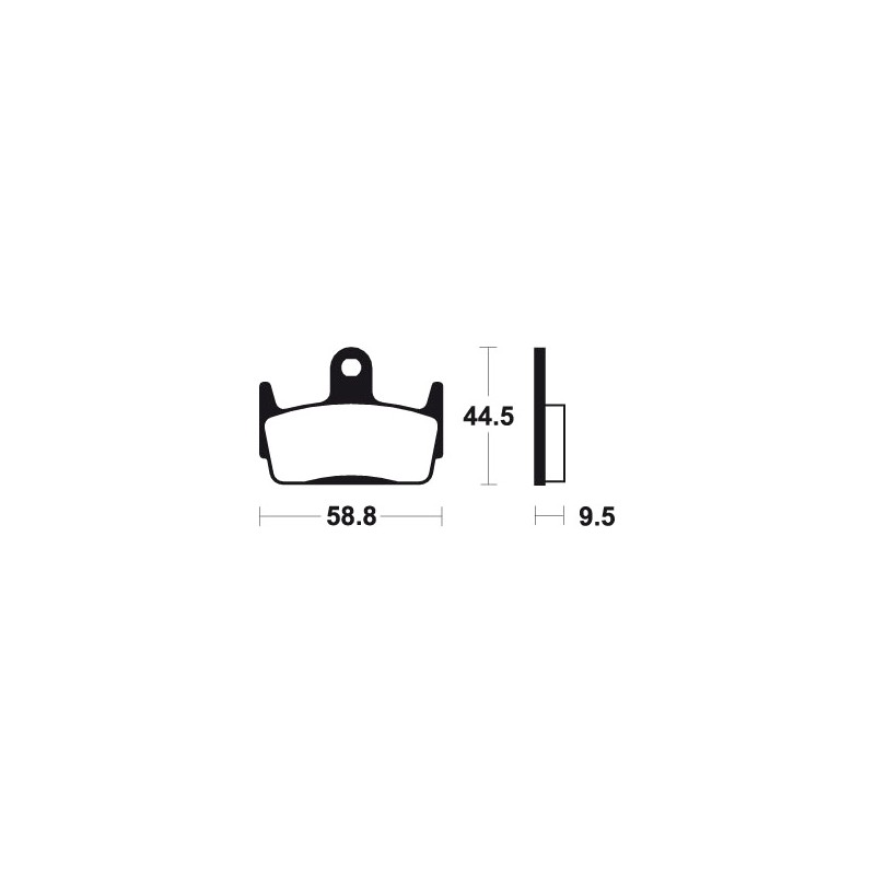 ME210 organic scooter brake pads