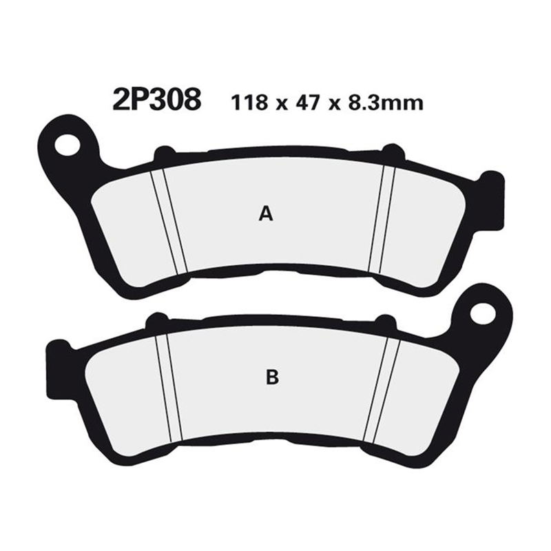 Front brake pads 2P308NS