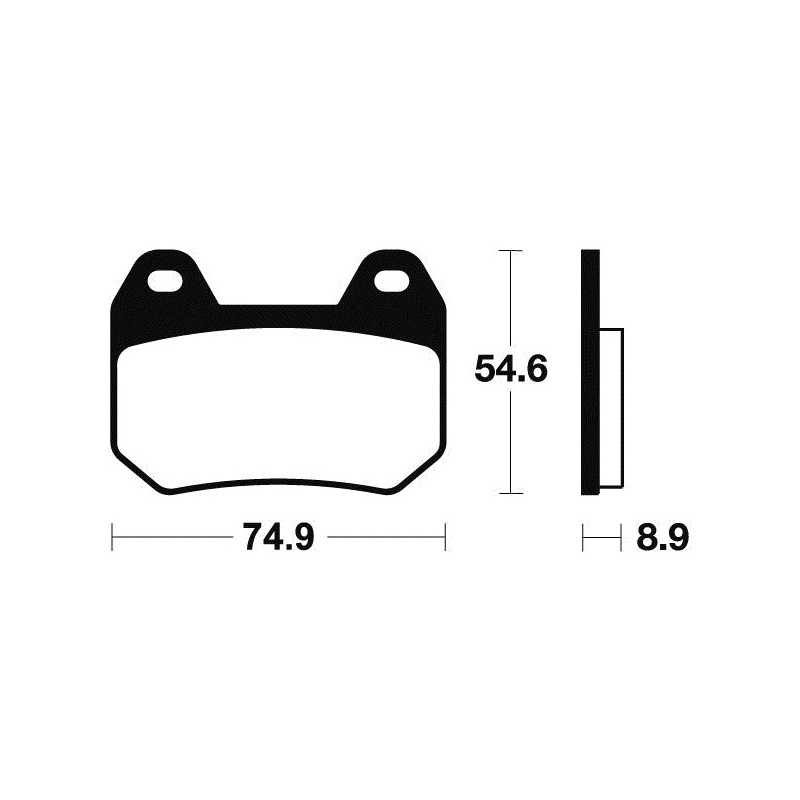 Organic Brake Pads MA246