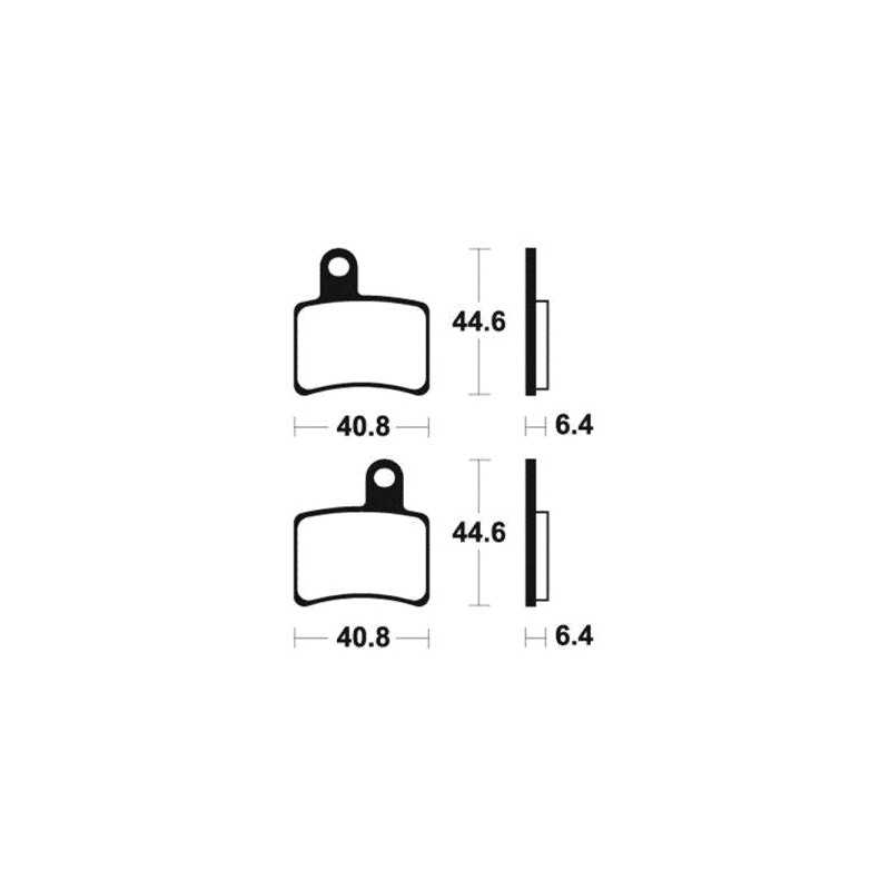 Organic Brake Pads MA396