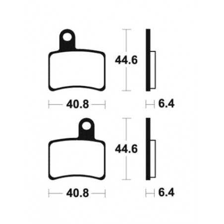 Organic Brake Pads MA396