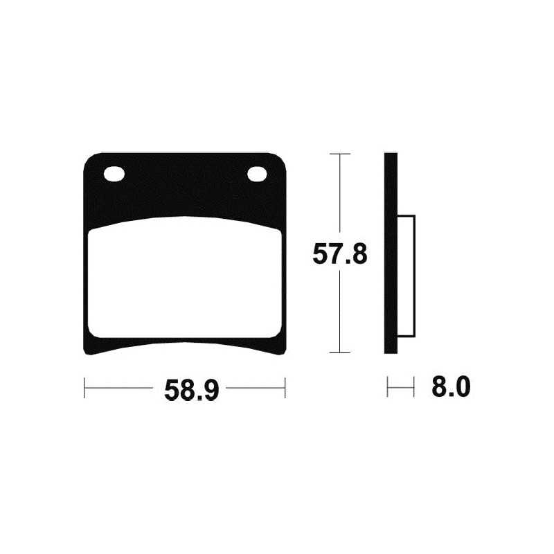 Sintered MR120 Brake Pads