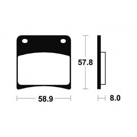 Sintered MR120 Brake Pads