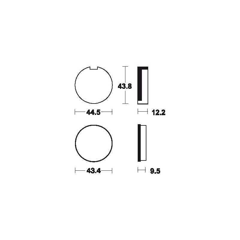 Organic Brake Pads MA16