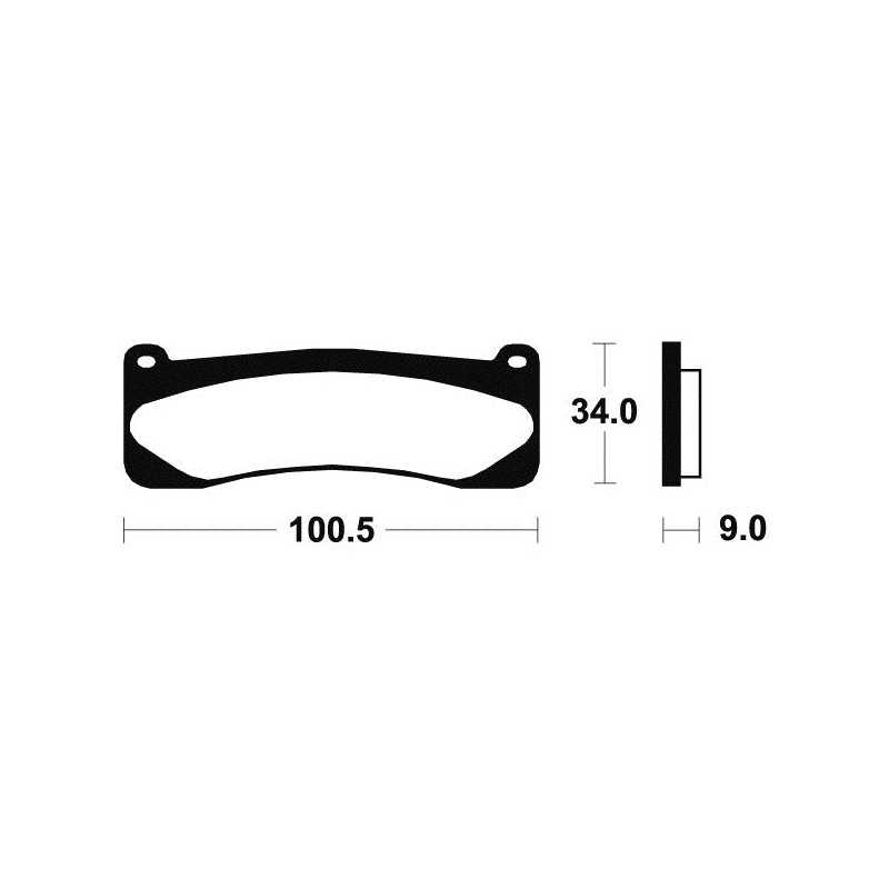 Sintered Brake Pads MRR207
