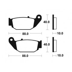 Organic Brake Pads MA415