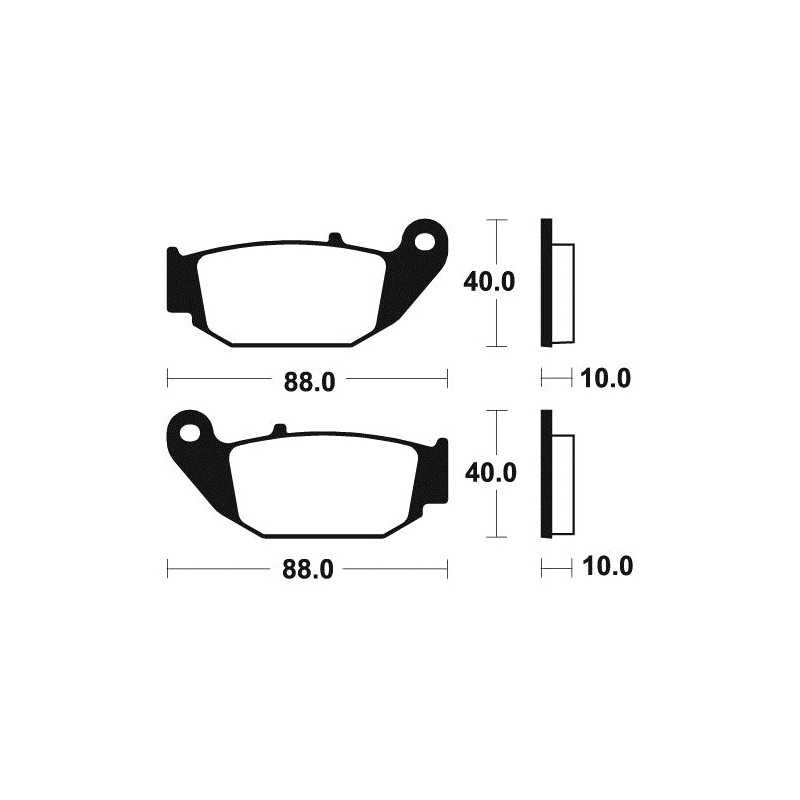 Organic Brake Pads MA415