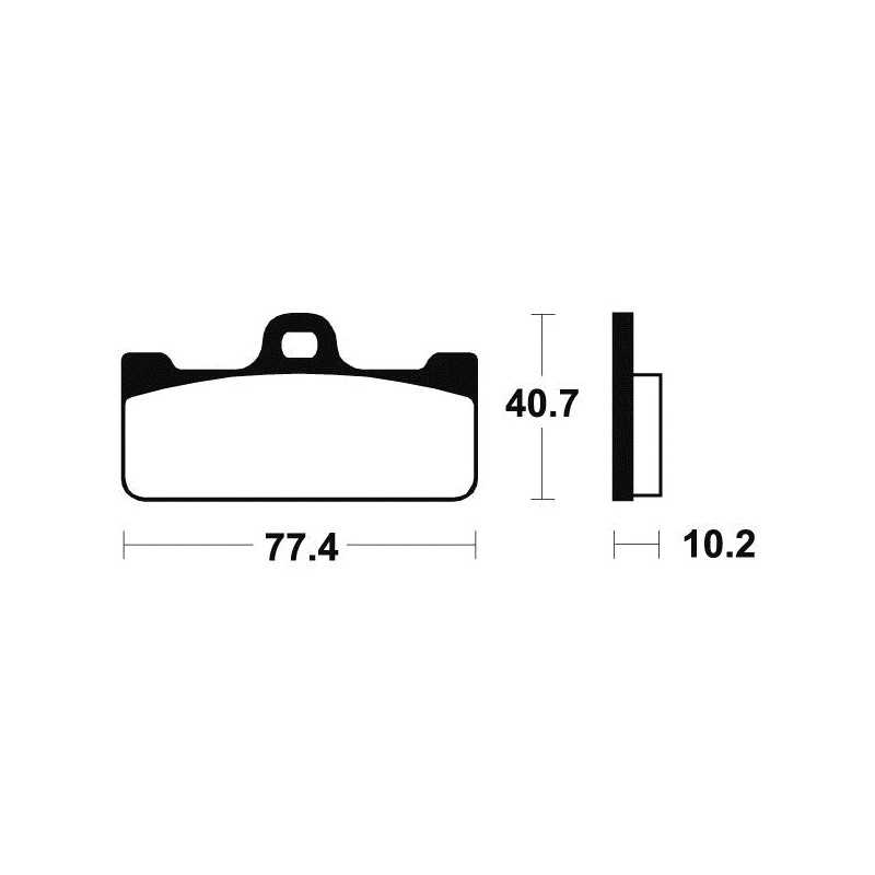Sintered Racing Brake Pads MRR211