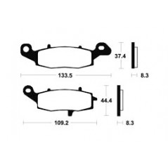 Organic Brake Pads MA420