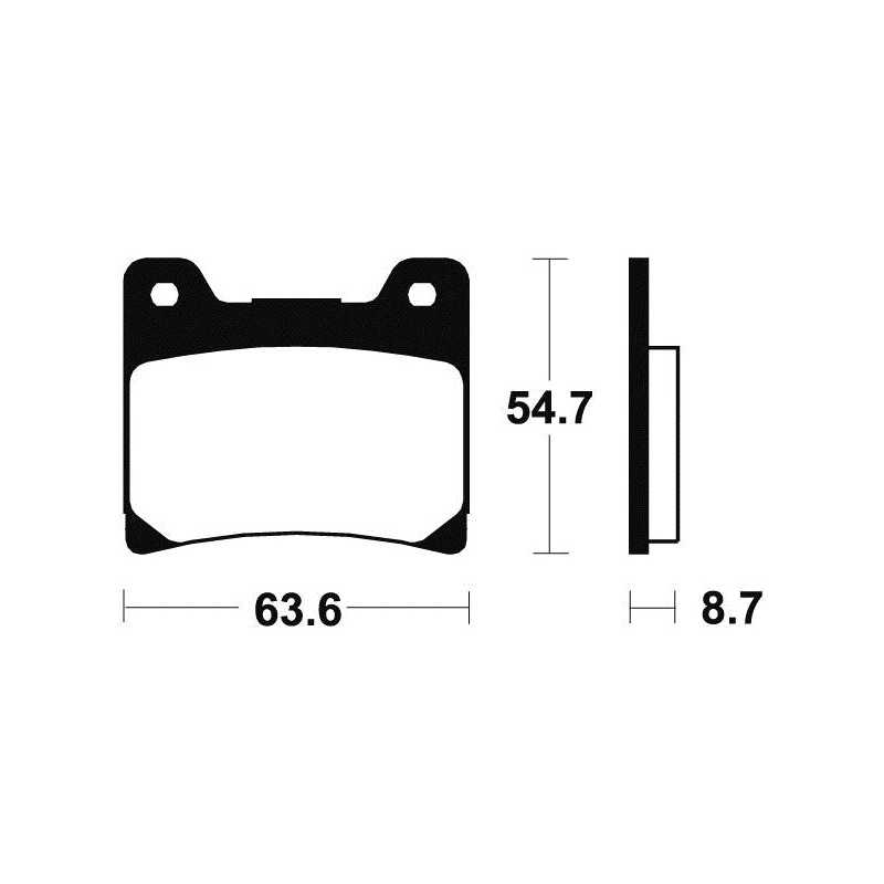Sintered MF55 Brake Pads