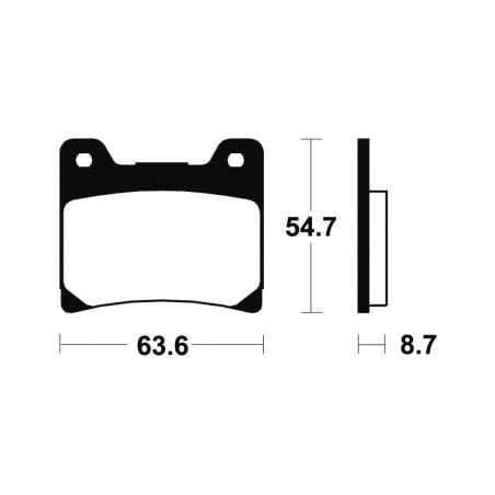 Sintered MF55 Brake Pads